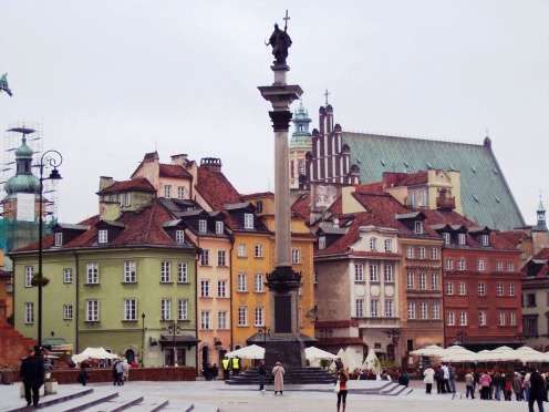 Fachadas de Varsóvia